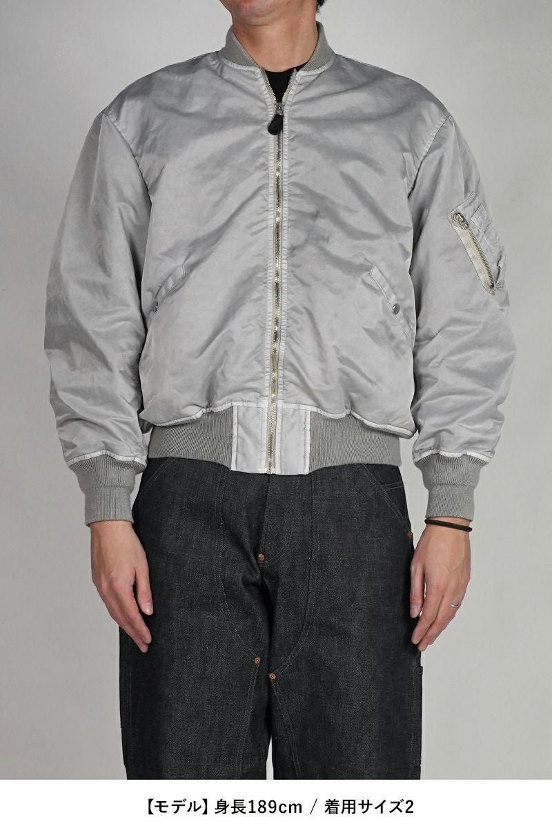 INNAT(インアット)  HAND-DYED BOMBER JACKET 手染めボンバージャケット INNAT08-J01