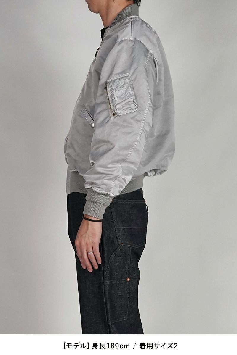 INNAT(インアット)  HAND-DYED BOMBER JACKET 手染めボンバージャケット INNAT08-J01