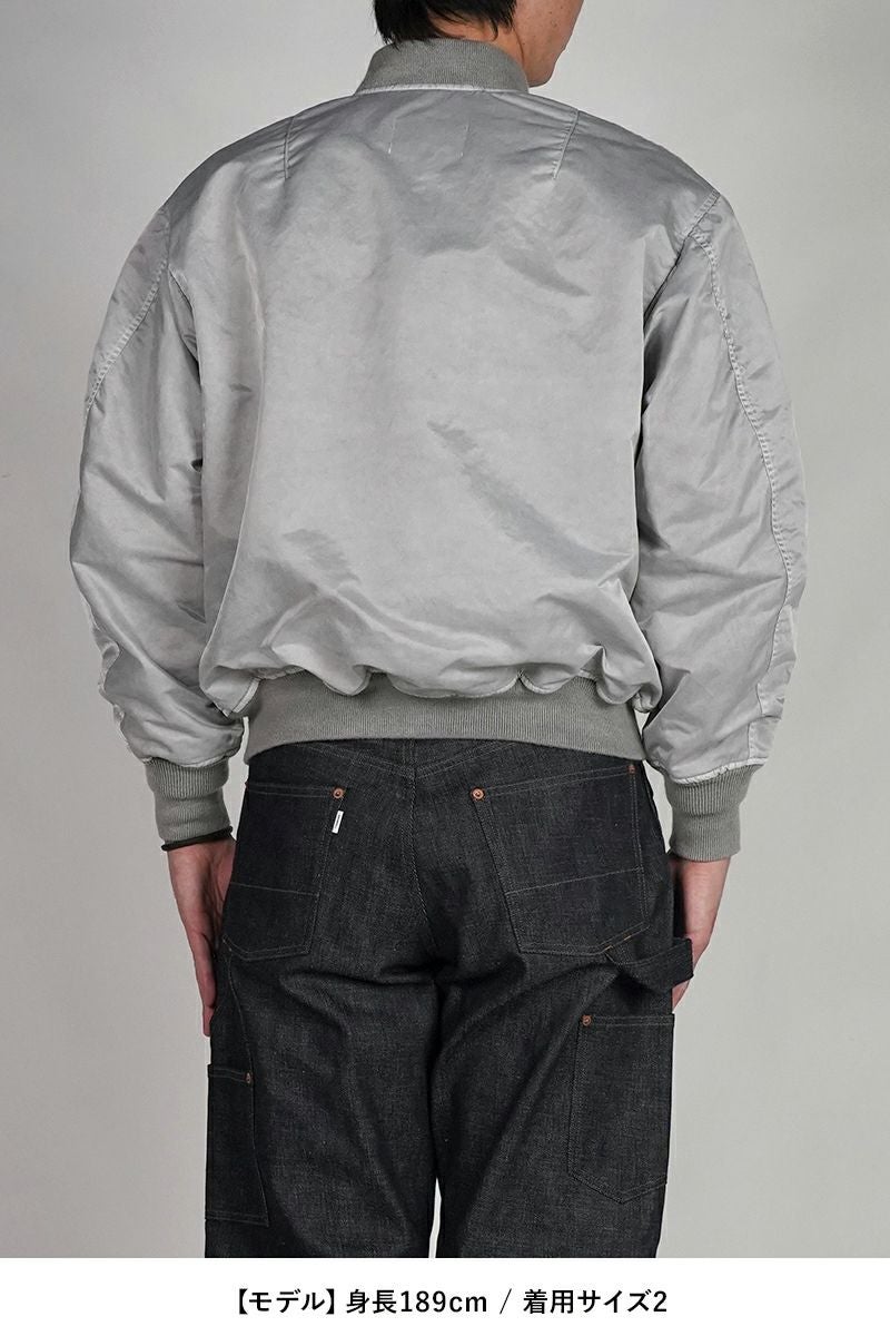 INNAT(インアット)  HAND-DYED BOMBER JACKET 手染めボンバージャケット INNAT08-J01