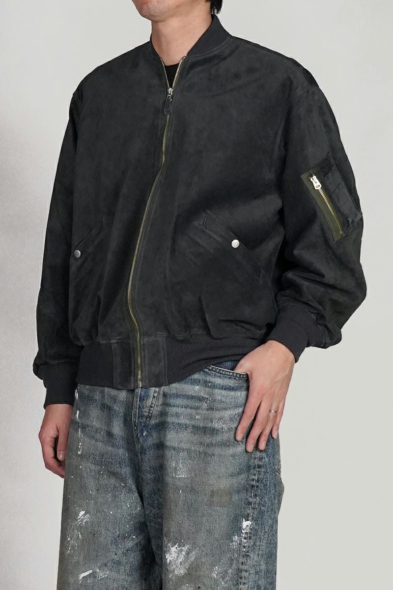 INNAT(インアット) | INNAT(インアット)SUEDE BOMBER JACKET スエード 