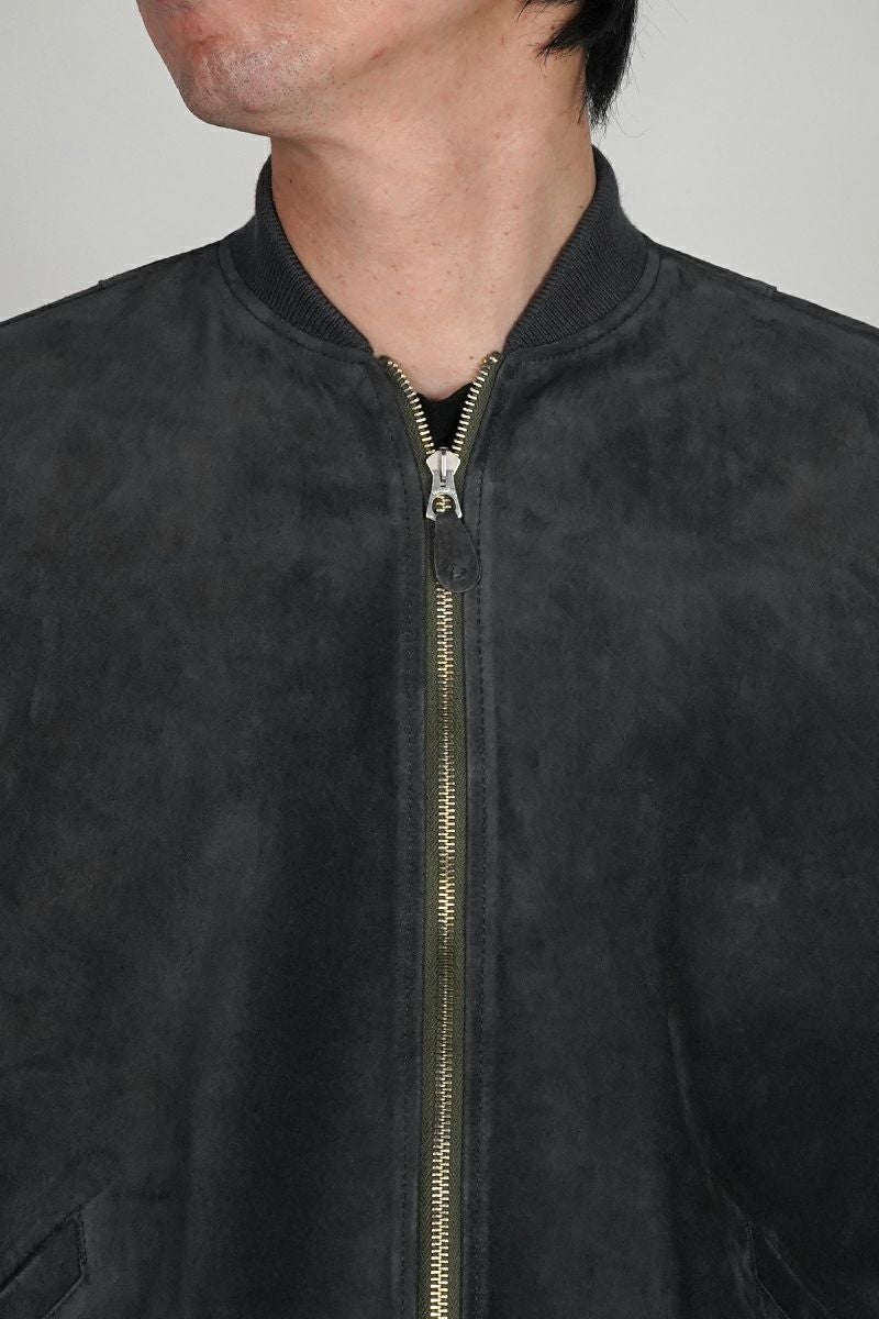 INNAT(インアット)  SUEDE BOMBER JACKET スエードボンバージャケット INNAT08-L01