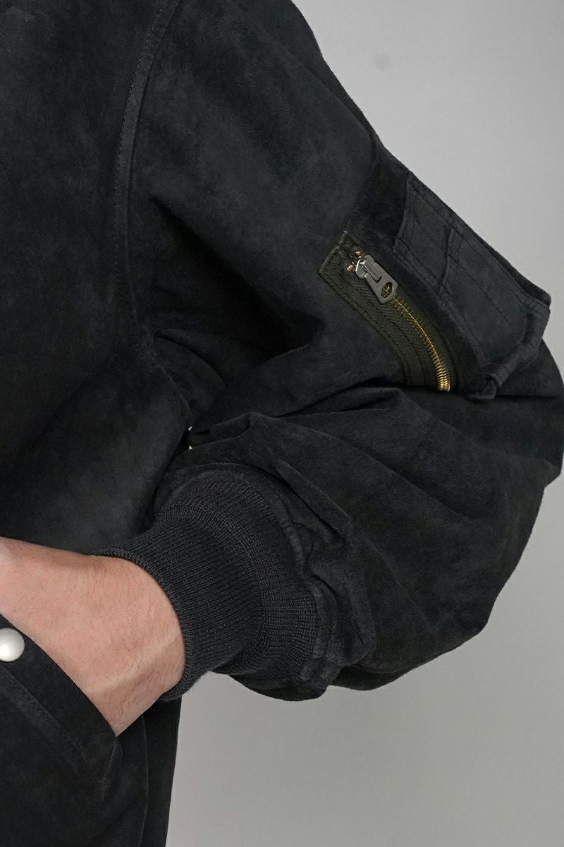 INNAT(インアット)  SUEDE BOMBER JACKET スエードボンバージャケット INNAT08-L01