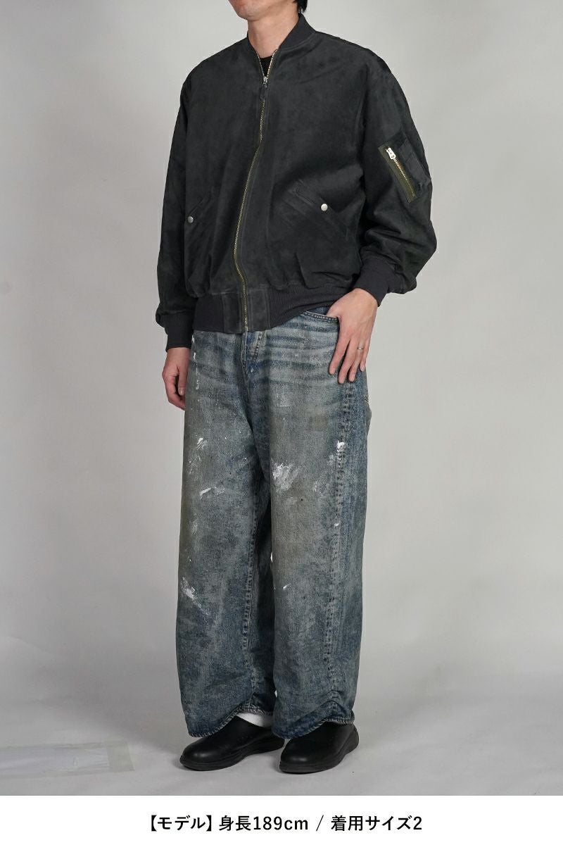 INNAT(インアット)  SUEDE BOMBER JACKET スエードボンバージャケット INNAT08-L01