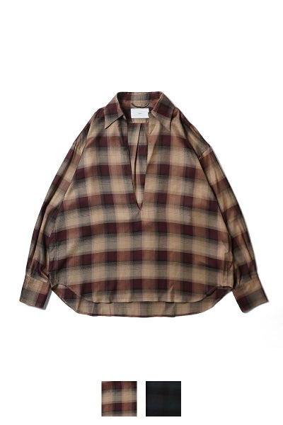 SUGARHILL(シュガーヒル)  PLAID SKIPPER SHIRTS プレイドスキッパーシャツ 25330503