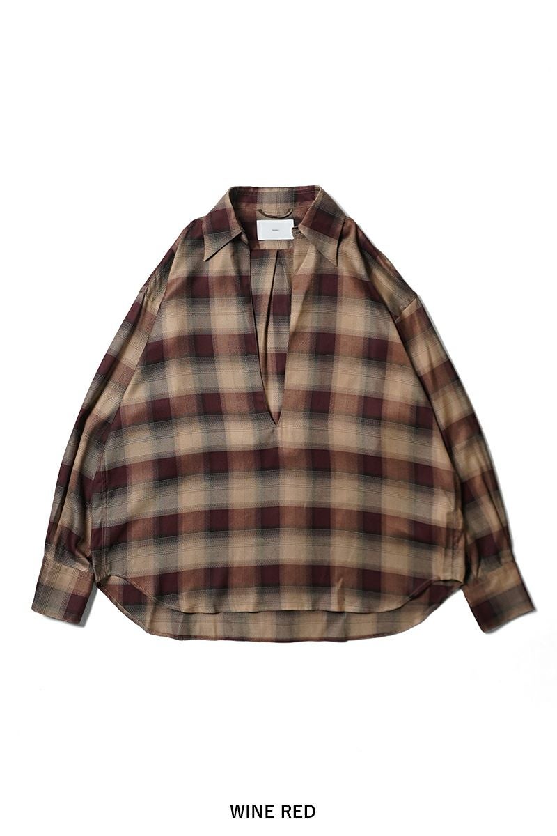 SUGARHILL(シュガーヒル)  PLAID SKIPPER SHIRTS プレイドスキッパーシャツ 25330503