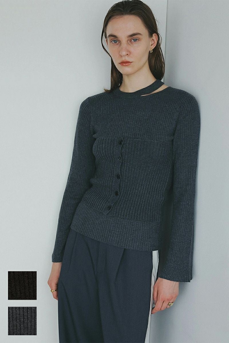 MANOF(マノフ) | MANOF(マノフ)BUSTIER SET RIB KNIT ビスチュセット
