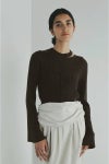 MANOF(マノフ) BUSTIER SET RIB KNIT ビスチュセットリブニット 89106-2062