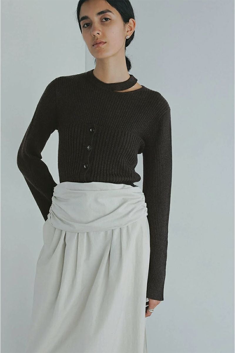 MANOF(マノフ) BUSTIER SET RIB KNIT ビスチュセットリブニット 89106-2062