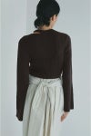 MANOF(マノフ) BUSTIER SET RIB KNIT ビスチュセットリブニット 89106-2062