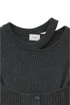 MANOF(マノフ) BUSTIER SET RIB KNIT ビスチュセットリブニット 89106-2062