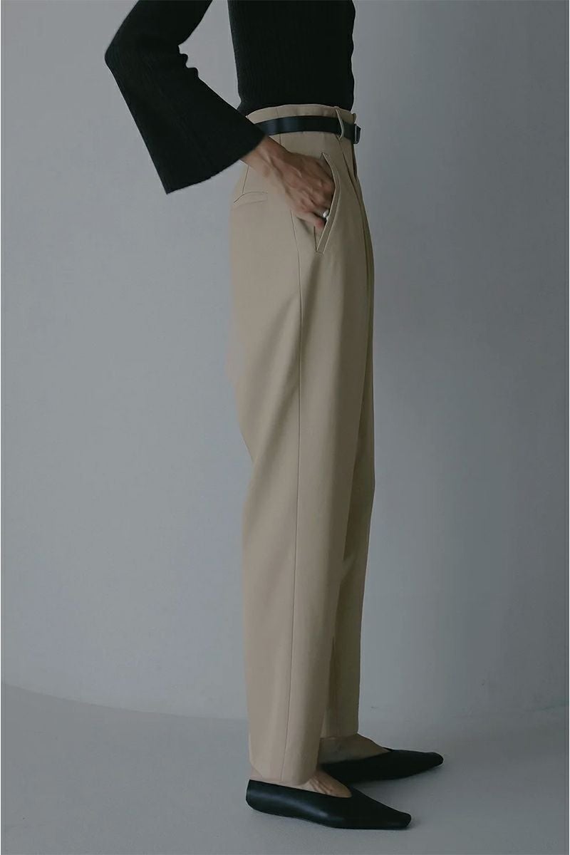 MANOF(マノフ) HIGH WAIST TAPERED PANTS ハイウエストテーパードパンツ 89110-7082