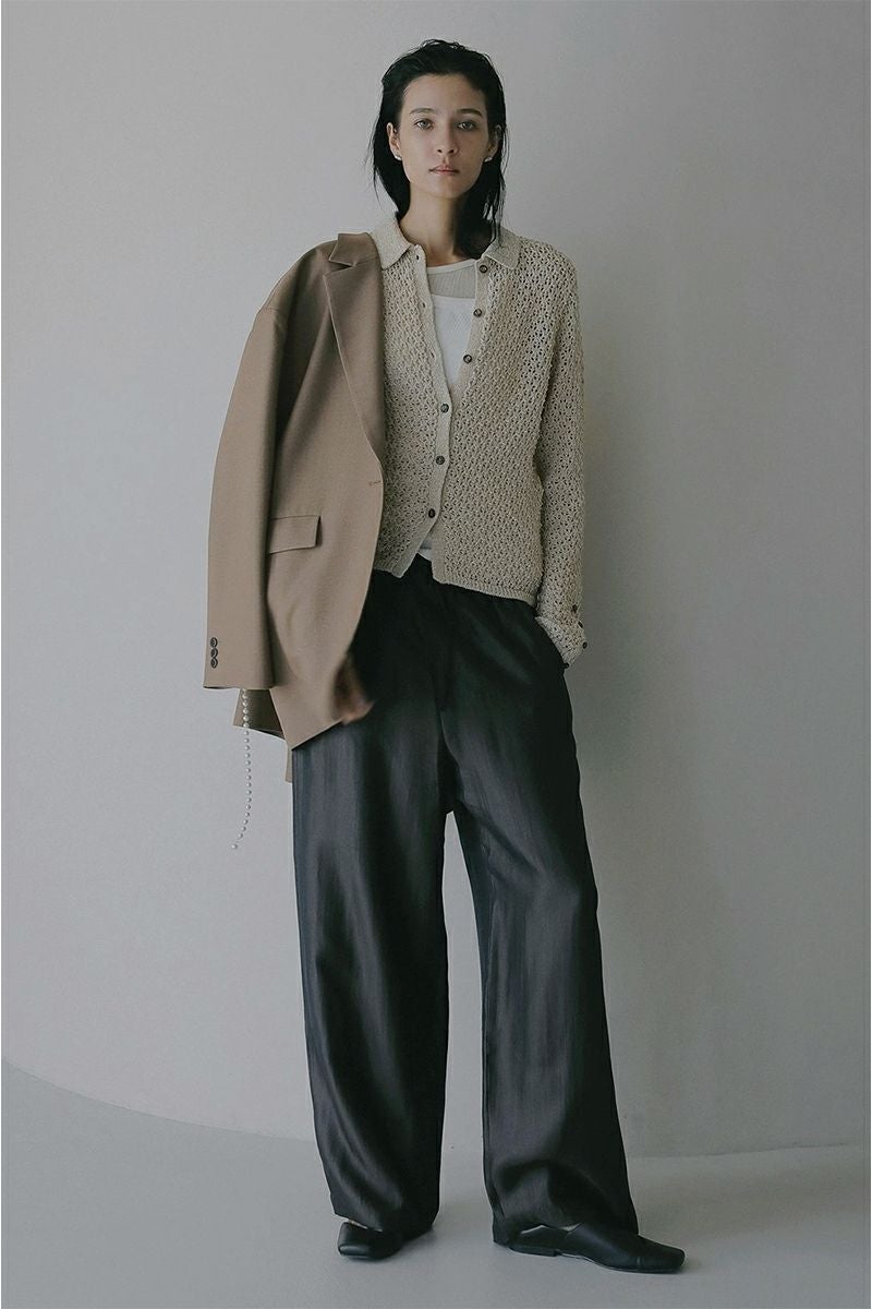 MANOF(マノフ) OPENWORK KNIT CARDIGAN オープンワークニットカーディガン 89106-2192