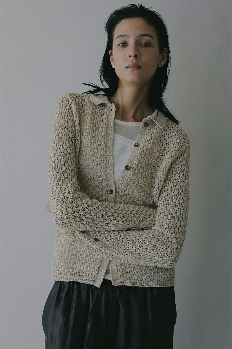 MANOF(マノフ) | MANOF(マノフ)OPENWORK KNIT CARDIGAN オープンワーク