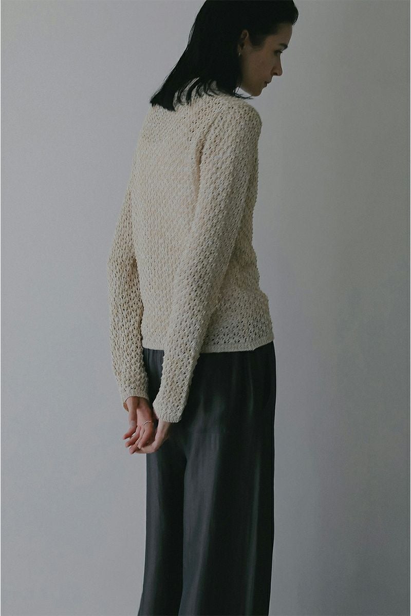 MANOF(マノフ) | MANOF(マノフ)OPENWORK KNIT CARDIGAN オープンワーク