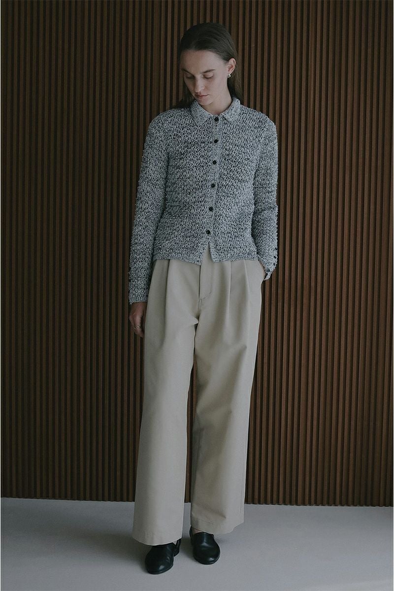 最終値下げMANOF ニットカーディガン MANOF(マノフ) | MANOF(マノフ)OPENWORK KNIT CARDIGAN オープンワーク