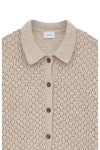 MANOF(マノフ) OPENWORK KNIT CARDIGAN オープンワークニットカーディガン 89106-2192