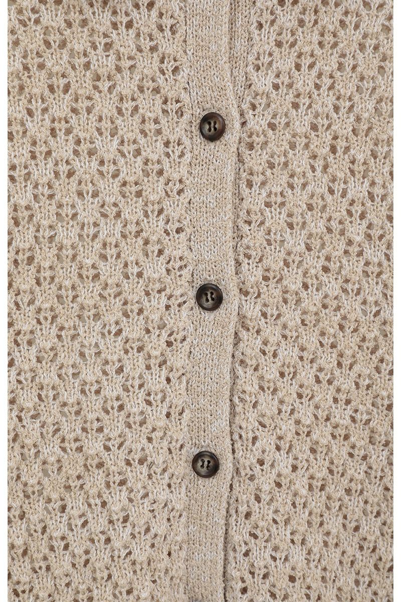 MANOF(マノフ) | MANOF(マノフ)OPENWORK KNIT CARDIGAN オープンワーク