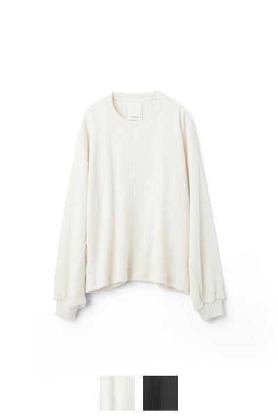 refomed(リフォメッド) AZEAMI THERMAL TEE 畦編みサーマルTシャツ RECU-05