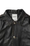 BOWWOW(バウワウ) BRAIDED LEATHER COVERALL ブレイデッドレザーカバーオール BW252-BLC