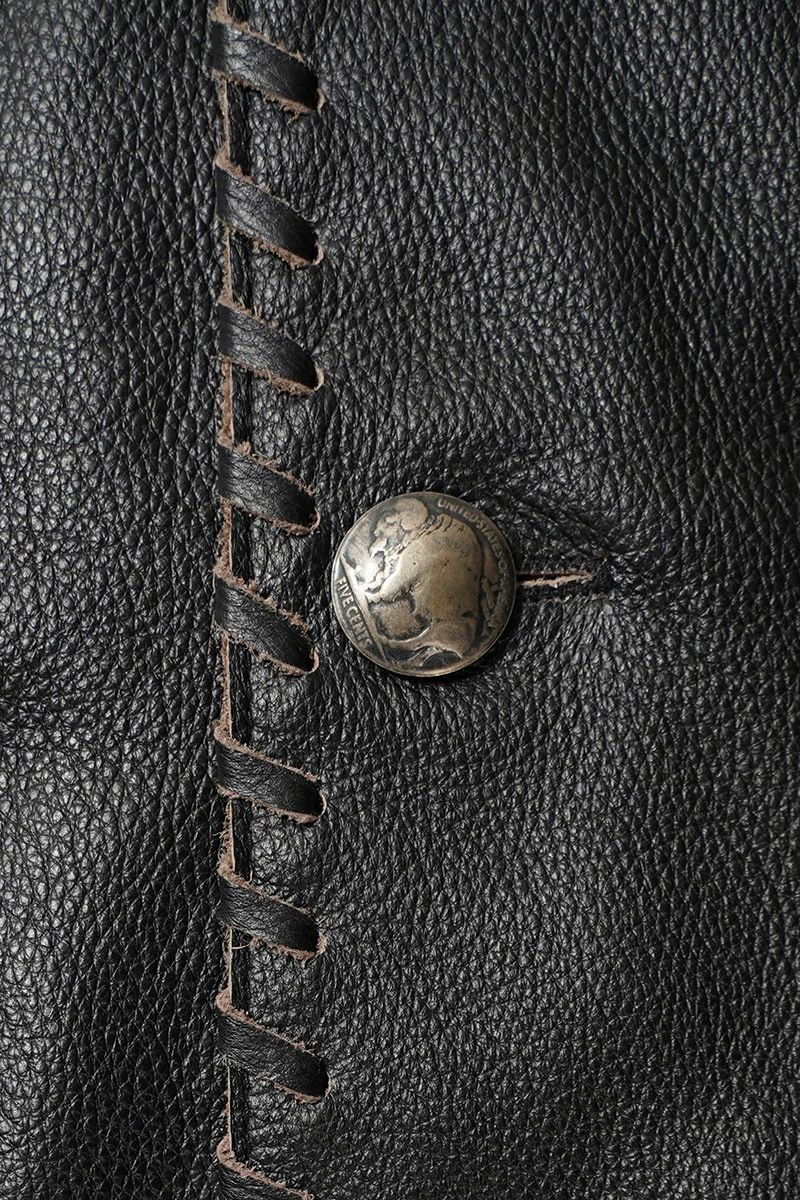 BOWWOW(バウワウ) BRAIDED LEATHER COVERALL ブレイデッドレザーカバーオール BW252-BLC