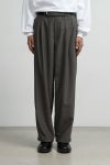 Graphpaper(グラフペーパー) Melange Herringbone Stripe Chef Track Pants メランジヘリンボーンストライプシェフタックパンツ GM253-40335