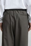 Graphpaper(グラフペーパー) Melange Herringbone Stripe Chef Track Pants メランジヘリンボーンストライプシェフタックパンツ GM253-40335