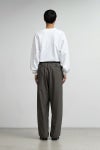 Graphpaper(グラフペーパー) Melange Herringbone Stripe Chef Track Pants メランジヘリンボーンストライプシェフタックパンツ GM253-40335