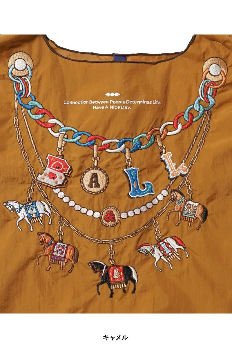 Ball & Chain(ボールアンドチェーン) HORSE CHARM (M) ホースチャーム(M) ショッピングバック トートバッグ 301067