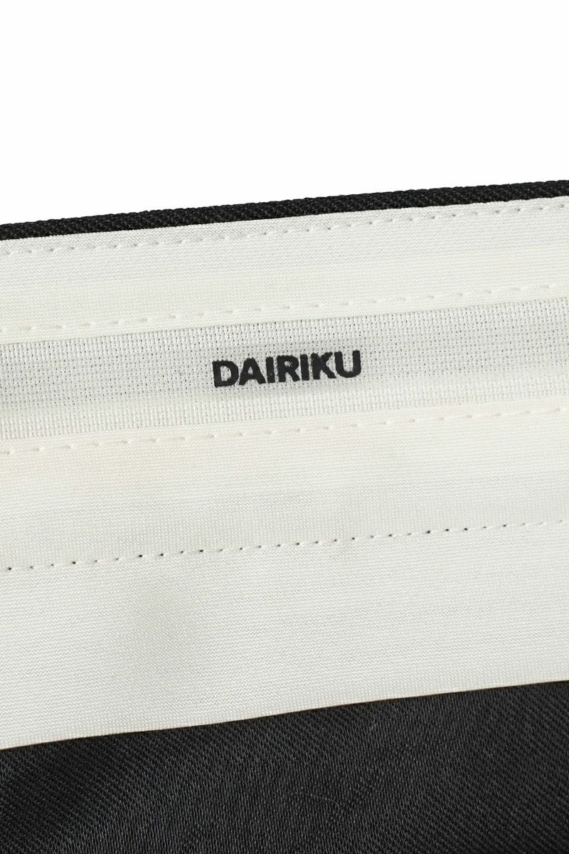 DAIRIKU(ダイリク) "TATTOO" Adjuster Wide Slacks タトゥーアジャスターワイドスラックス 25AW B5