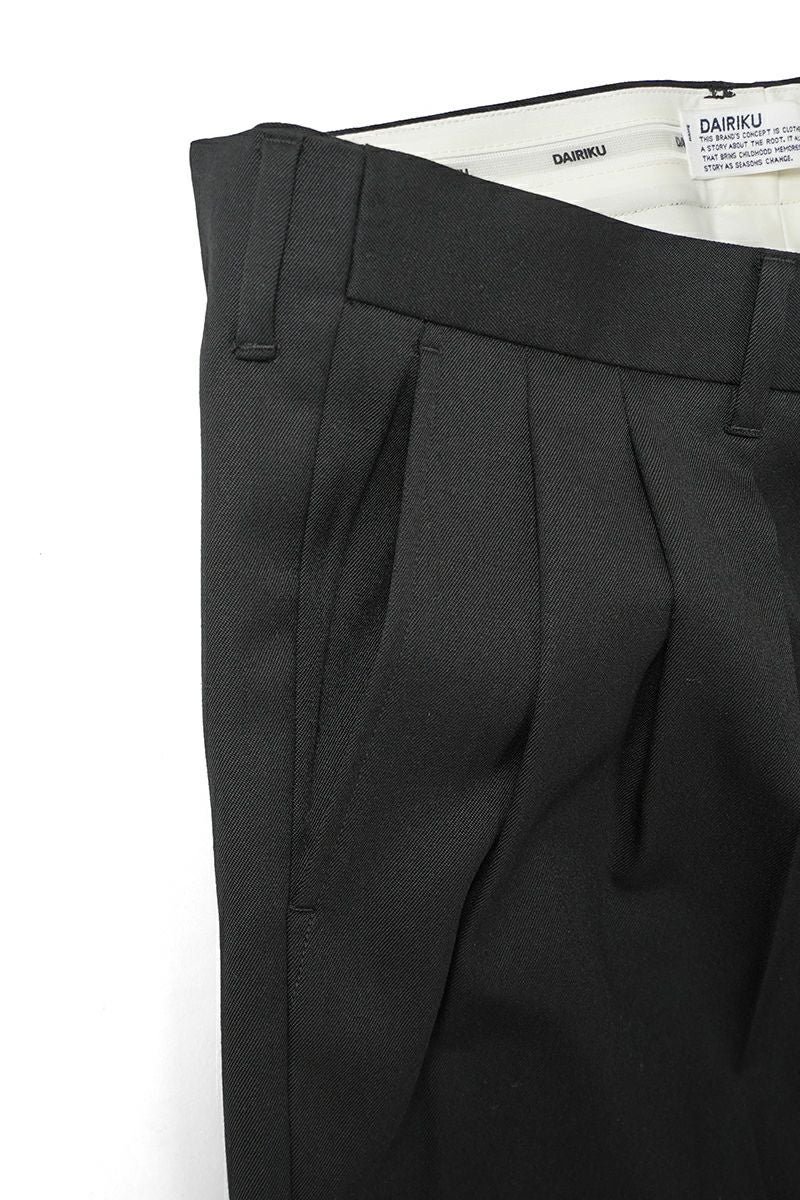 DAIRIKU(ダイリク) "TATTOO" Adjuster Wide Slacks タトゥーアジャスターワイドスラックス 25AW B5