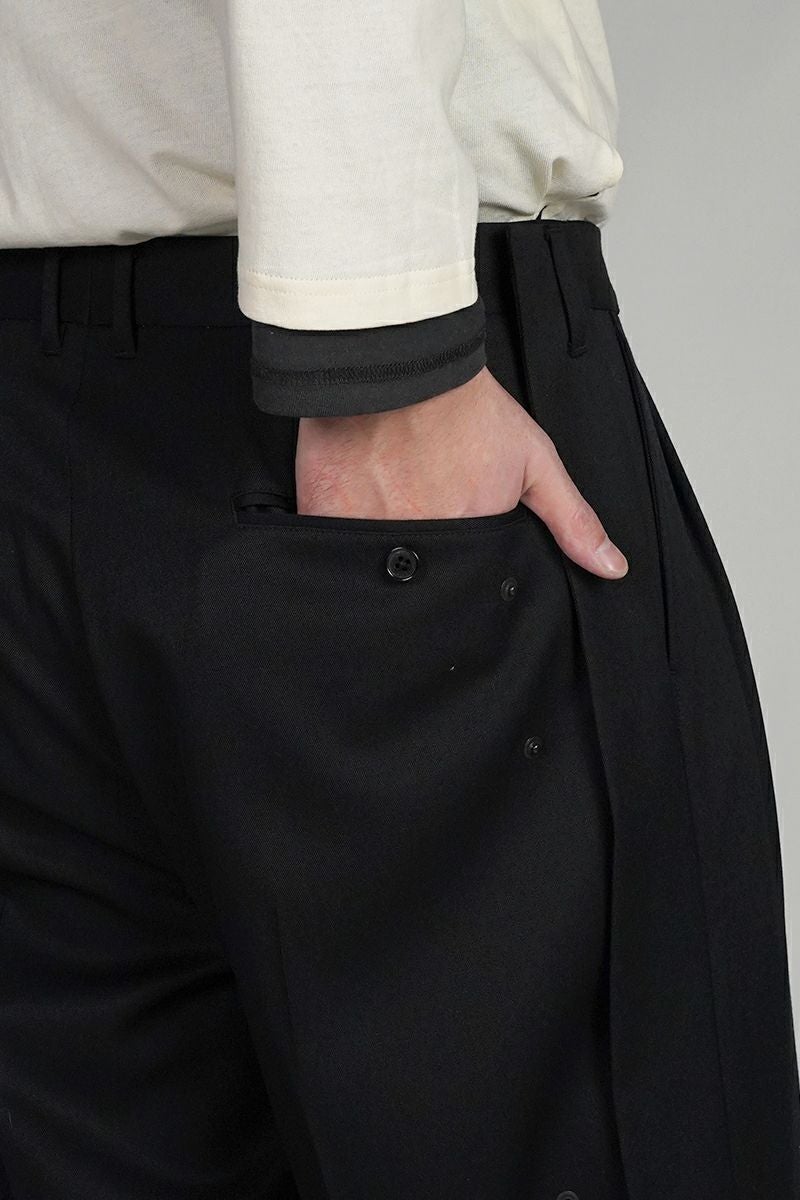 DAIRIKU(ダイリク) "TATTOO" Adjuster Wide Slacks タトゥーアジャスターワイドスラックス 25AW B5