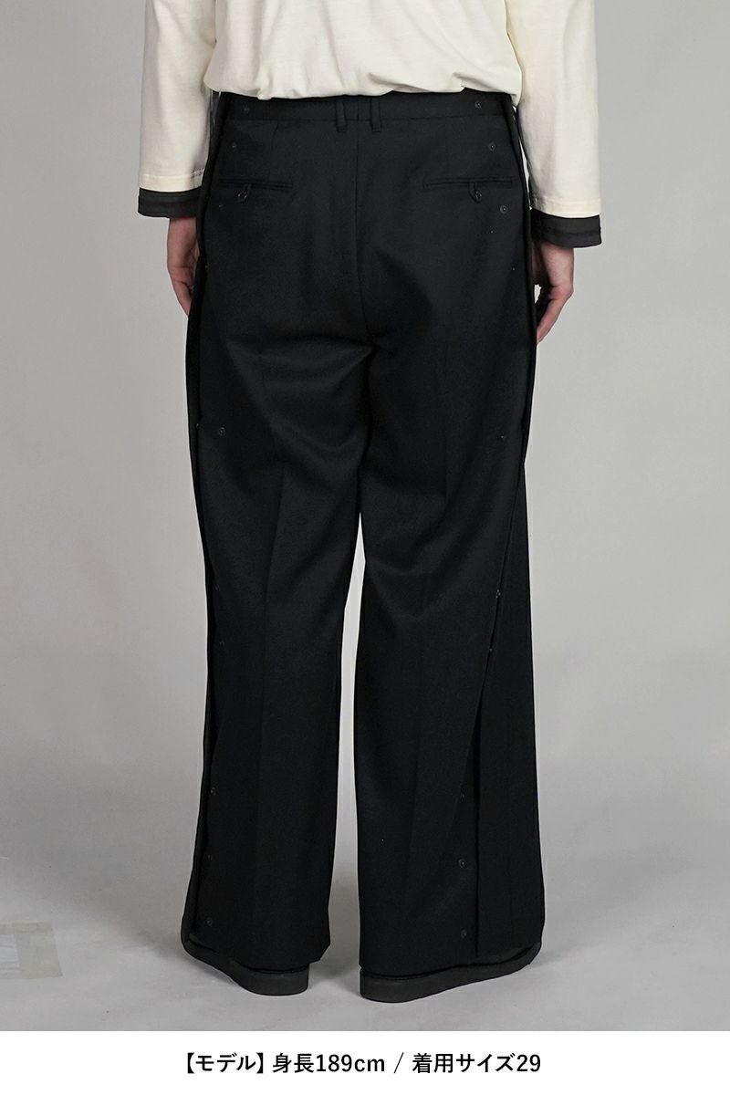 DAIRIKU(ダイリク) "TATTOO" Adjuster Wide Slacks タトゥーアジャスターワイドスラックス 25AW B5