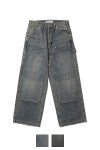 DAIRIKU(ダイリク) Vintage Washed Painter Denim Wide Pants ヴィンテージウォッシュドペインターデニムワイドパンツ 25AW D15