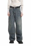 DAIRIKU(ダイリク) Vintage Washed Painter Denim Wide Pants ヴィンテージウォッシュドペインターデニムワイドパンツ 25AW D15