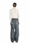 DAIRIKU(ダイリク) Vintage Washed Painter Denim Wide Pants ヴィンテージウォッシュドペインターデニムワイドパンツ 25AW D15