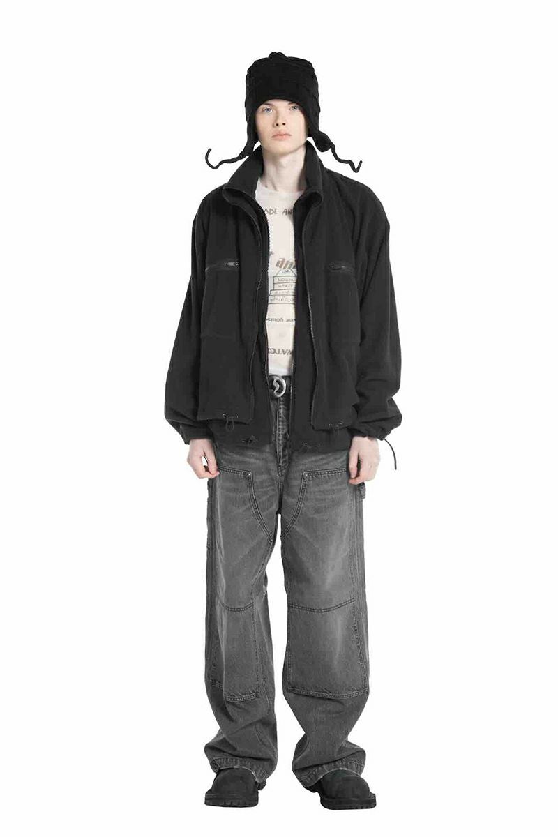 DAIRIKU(ダイリク) Vintage Washed Painter Denim Wide Pants ヴィンテージウォッシュドペインターデニムワイドパンツ 25AW D15