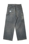 DAIRIKU(ダイリク) Vintage Washed Painter Denim Wide Pants ヴィンテージウォッシュドペインターデニムワイドパンツ 25AW D15