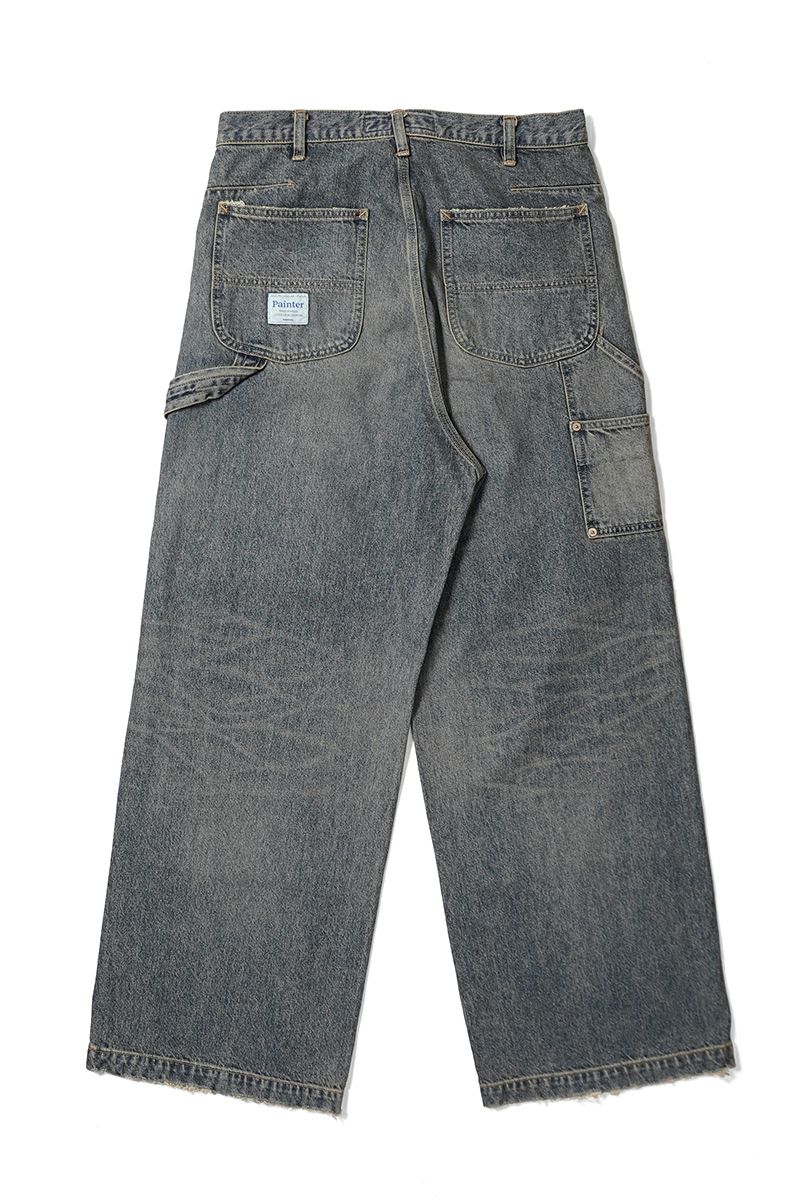 DAIRIKU(ダイリク) Vintage Washed Painter Denim Wide Pants ヴィンテージウォッシュドペインターデニムワイドパンツ 25AW D15