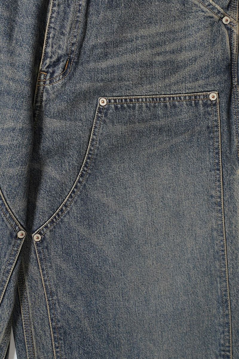 DAIRIKU(ダイリク) Vintage Washed Painter Denim Wide Pants ヴィンテージウォッシュドペインターデニムワイドパンツ 25AW D15