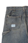 DAIRIKU(ダイリク) Vintage Washed Painter Denim Wide Pants ヴィンテージウォッシュドペインターデニムワイドパンツ 25AW D15
