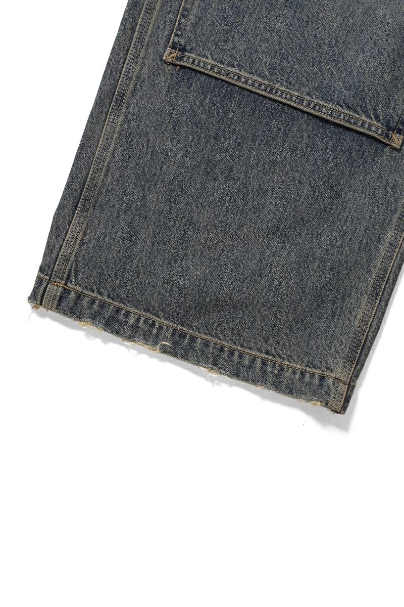 DAIRIKU(ダイリク) Vintage Washed Painter Denim Wide Pants ヴィンテージウォッシュドペインターデニムワイドパンツ 25AW D15