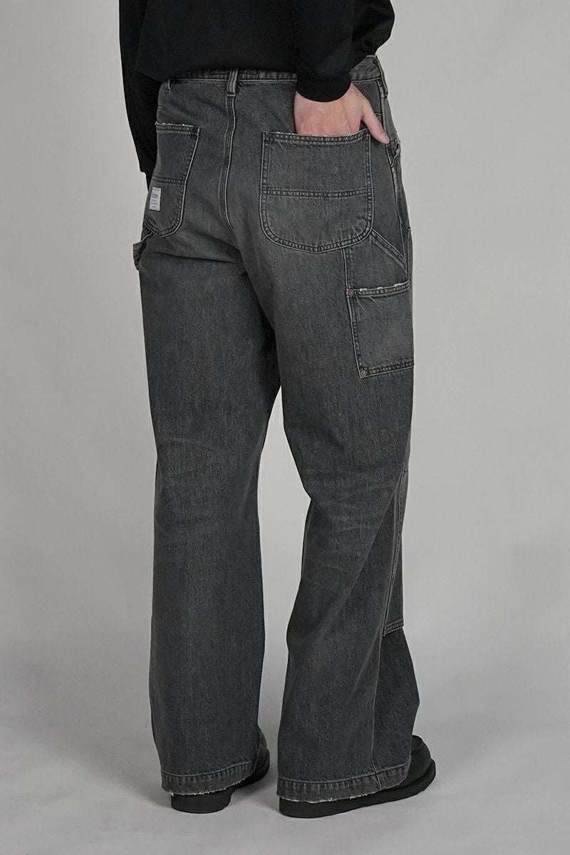 DAIRIKU(ダイリク) Vintage Washed Painter Denim Wide Pants ヴィンテージウォッシュドペインターデニムワイドパンツ 25AW D15