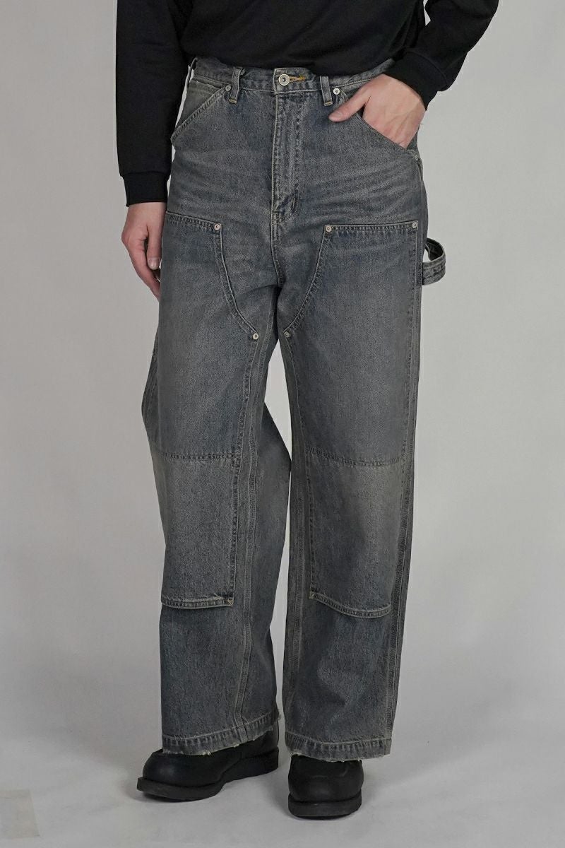 DAIRIKU(ダイリク) | DAIRIKU(ダイリク)Vintage Washed Painter Denim