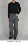 DAIRIKU(ダイリク) Vintage Washed Painter Denim Wide Pants ヴィンテージウォッシュドペインターデニムワイドパンツ 25AW D15