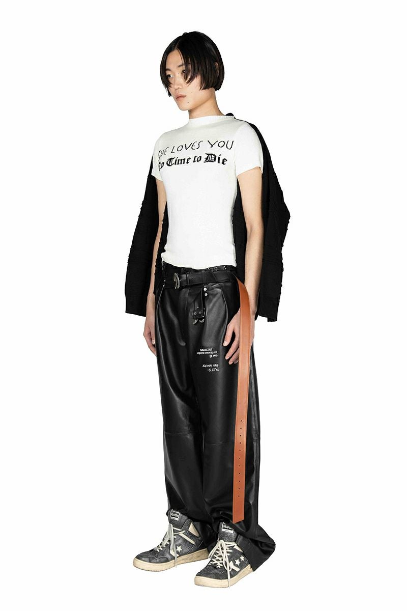 DAIRIKU(ダイリク) Docking Lettered Knit ドッキングレタードニット 25AW K3