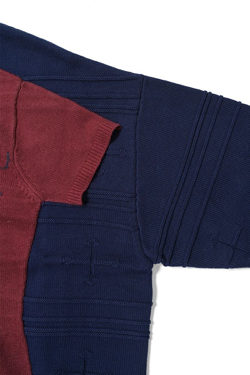 DAIRIKU(ダイリク) Docking Lettered Knit ドッキングレタードニット 25AW K3