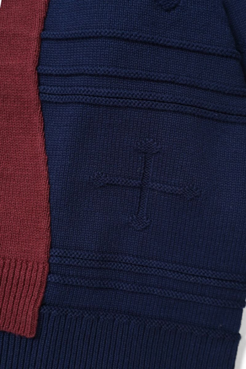 DAIRIKU(ダイリク) Docking Lettered Knit ドッキングレタードニット 25AW K3