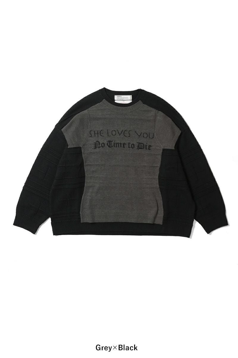 DAIRIKU(ダイリク) | DAIRIKU(ダイリク) Docking Lettered Knit