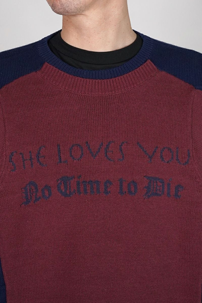 DAIRIKU(ダイリク) | DAIRIKU(ダイリク) Docking Lettered Knit