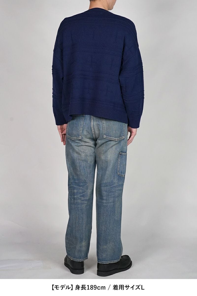 DAIRIKU(ダイリク) Docking Lettered Knit ドッキングレタードニット 25AW K3